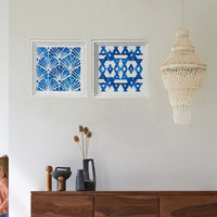 White and Blue