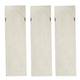 71 Inch Tall Wall Art Panel Set of 3 Traditional Design Elegant Off White By Casagear Home BM312820