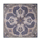 Lina 48 Inch Blooming Wall Art Tile Square Floral Mandala Blue Ivory By Casagear Home BM312831