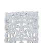 60 Inch Tall Decorative Panel Carved Floral Vine Design Mango Wood White By Casagear Home BM312835