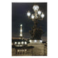 35 x 47 Wall Print Set of 2, Lit Eiffel Tower Design, LED, Black, White By Casagear Home