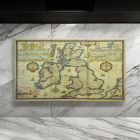 Green and Brown and Beige