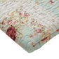 Rosle 50 x 60 Quilted Throw Blanket with Fill Rose Flowers Multicolor By Casagear Home BM313268