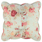 Rosle 18 Inch Set of 2 Accent Pillows Cotton Polyester Multicolor Floral By Casagear Home BM313269