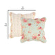 Rosle 18 Inch Set of 2 Accent Pillows Cotton Polyester Multicolor Floral By Casagear Home BM313269