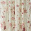 Rosle Set of 2 Window Curtains Cotton Antique Rose Print Multicolor By Casagear Home BM313270