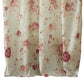 Rosle Set of 2 Window Curtains Cotton Antique Rose Print Multicolor By Casagear Home BM313270