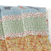 Nite 50 x 60 Quilted Throw Blanket with Fill Floral Striped Multicolor By Casagear Home BM313272