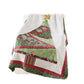 50 x 60 Cotton Quilted Throw Blanket Christmas Tree Holiday Print By Casagear Home BM313275