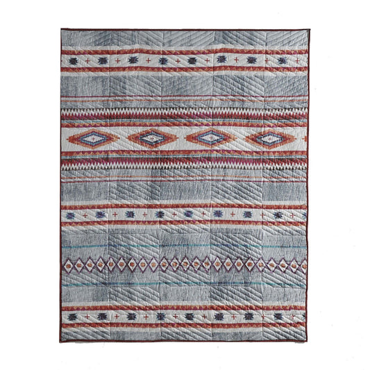 Pimi Throw Blanket | 50 x 60 | Quilted | Boho Southwest Style