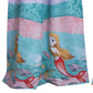 Wini 4 Piece Window Curtain Panel Set Mermaid Design Pink Blue Polyester By Casagear Home BM313290