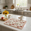 Lire Throw Blanket | 50 x 60 | Quilted | Windflower Print | Red