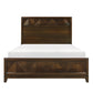 Nibo Queen Size Platform Bed Modern Rustic Walnut Brown Solid Wood By Casagear Home BM313313