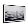 37 x 63 Wall Art Decor Waterscape Wrapped Canvas D Ring Black White By Casagear Home BM313414