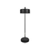 Mary 25 Inch Desk Lamp USB Port and Switch Marble Silver and Black Metal By Casagear Home BM313420