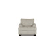 Roy 39 Inch Accent Armchair Angular Arms Plush Light Gray Polyester By Casagear Home BM313438