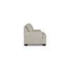 Roy 39 Inch Accent Armchair Angular Arms Plush Light Gray Polyester By Casagear Home BM313438