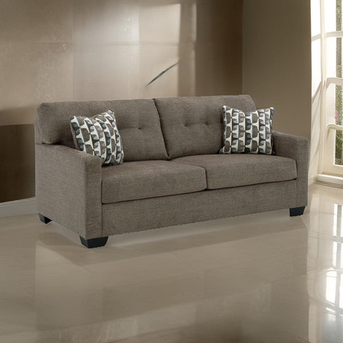 Ashley Joey 75" Full Size Sofa Sleeper, Mattress, Brown Polyester