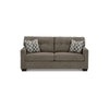 Ashley Joey 75’’ Sofa with 2 Accent Pillows Tufted Brown Polyester BM313471