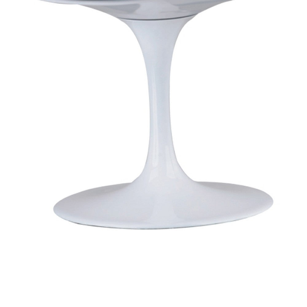 Sufi 21 Inch Swivel Dining Chair Tall Back Saddle Seat Cushion White By Casagear Home BM313510