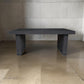 71 Inch Dining Table, Gold Brass Inlays, Rectangular Top, Black Wood By Casagear Home