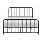 Ethan Queen Size Bed Classic Open Slatted Metal Frame Design Dark Bronze By Casagear Home BM313597