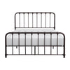 Ethan Queen Size Bed Classic Open Slatted Metal Frame Design Dark Bronze By Casagear Home BM313597