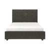 Cady California King Bed Tufted Upholstered Headboard Gray Solid Wood By Casagear Home BM313604