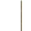 Kime 44-58 Inch Floor Lamp Adjustable Height LED Antique Brass Finish By Casagear Home BM313618