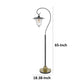 Lem 65 Inch Floor Lamp Classic Lantern Glass Shade Bronze Metal Finish By Casagear Home BM313628