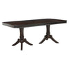 Stoe 76-96 Inch Dining Table Rectangular Extendable Pedestal Base Brown By Casagear Home BM314245