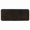 Stoe 76-96" Dining Table, Extendable, Pedestal Base, Brown by Casagear Home