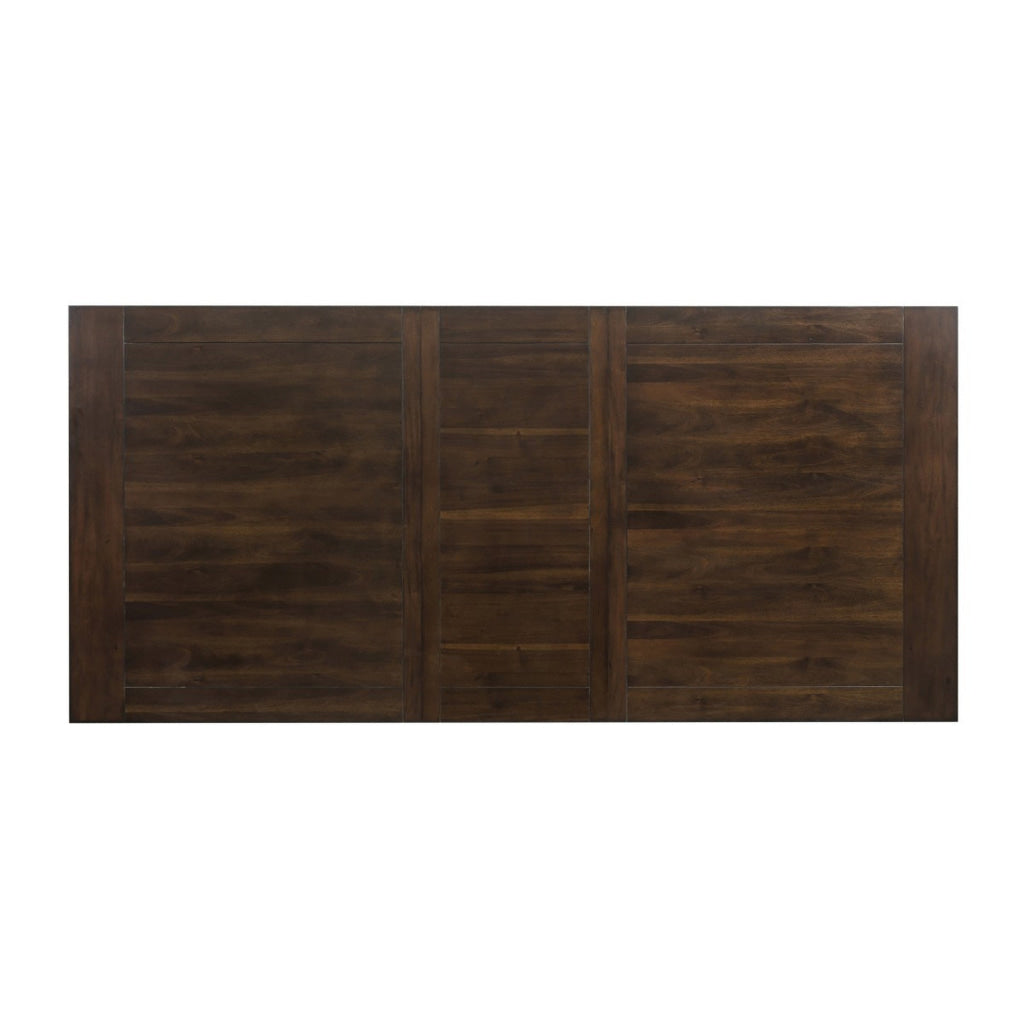 Resy 76-96 Inch Dining Table Extendable Rectangular Dark Cherry Brown By Casagear Home BM314249