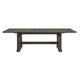 Koa 84-102 Inch Dining Table, Extendable 8 Seater Rectangular, Brown Wood By Casagear Home