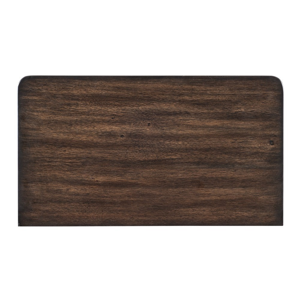 Amey 61 Inch Wide Dresser 6 Drawers with Bar Handles Rustic Brown Wood By Casagear Home BM314552