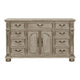 Lumi 68 Inch Dresser 9 Drawers 1 Cabinet Platinum Gold Wood Finish By Casagear Home BM314585