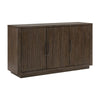 Olia 60 Inch Sideboard Buffet Server, 3 Cabinets, Adjustable Shelves, Brown By Casagear Home