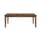 Nil 60-78 Inch Dining Table Extendable Top 6 Seater Cherry Solid Wood By Casagear Home BM314622