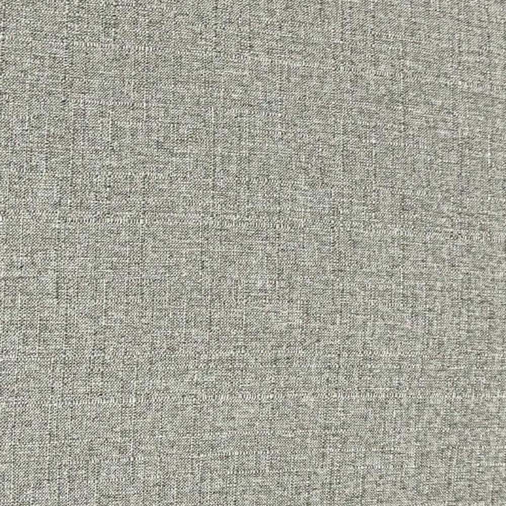 Sie 25 Inch Dining Chairs, Set of 2, Nailhead Trim, Padded Gray Upholstery, Black Wood