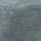 Olio 70 Inch Bean Bag, Round Shape, Foam Filling, Velvet Upholstery, Gray By Casagear Home