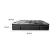 Kavi 14 Inch King Size Mattress Pocket Coil Hybrid Memory Foam Knitted By Casagear Home BM314716