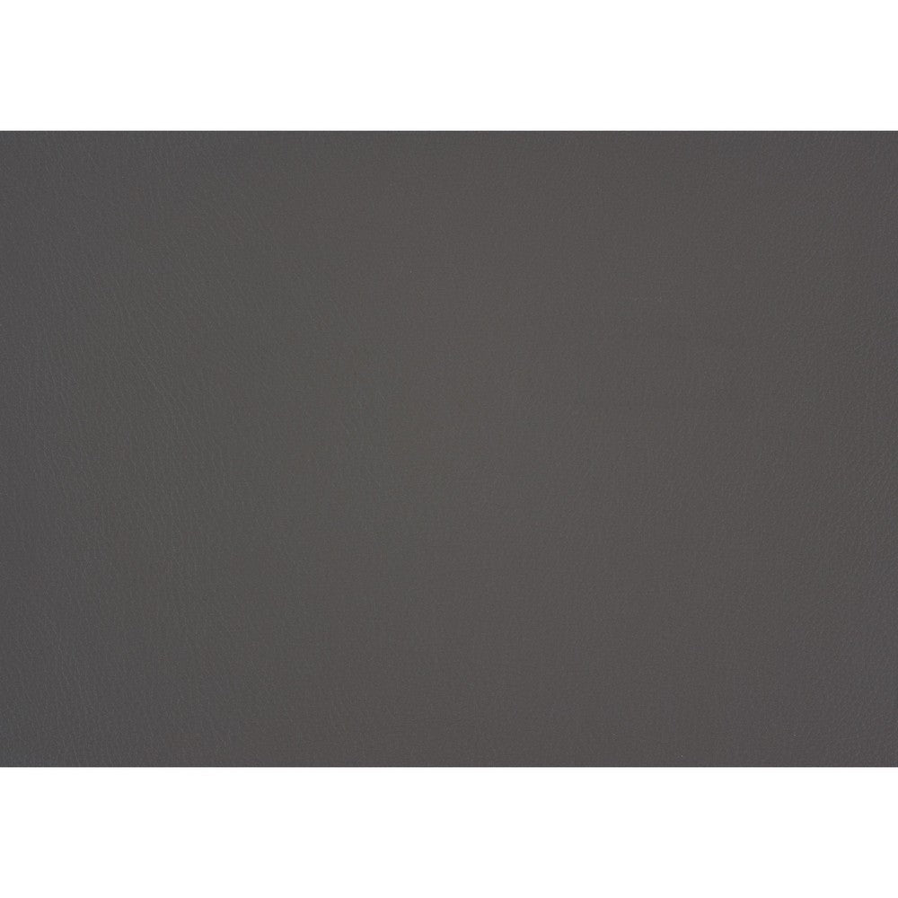 Elle 78 Inch Sofa Black Gray Faux Leather Metal Legs Solid Wood Frame By Casagear Home BM314812