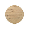 Bowny 47 Inch Dining Table, Round Top, Natural Oak Brown Finish, Solid Wood By Casagear Home