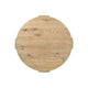 Bowny 47 Inch Dining Table, Round Top, Natural Oak Brown Finish, Solid Wood By Casagear Home