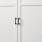 Bre 71 Inch Wardrobe Cabinet Armoire Drawers Hanging Rod White Wood By Casagear Home BM314890