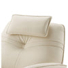 Gymi 39 Inch Swivel Power Recliner with Phone Holder Cushioned Ivory By Casagear Home