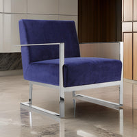 Navy Blue and Chrome