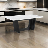 White and Espresso Brown