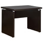 Niti 2 Piece Home Office L Desk with File Cabinet Keyboard Tray Dark Brown By Casagear Home BM315274