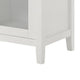 Hoa 59 Inch Dining Sideboard Console Cabinet 2 Doors White Brown Wood By Casagear Home BM315308